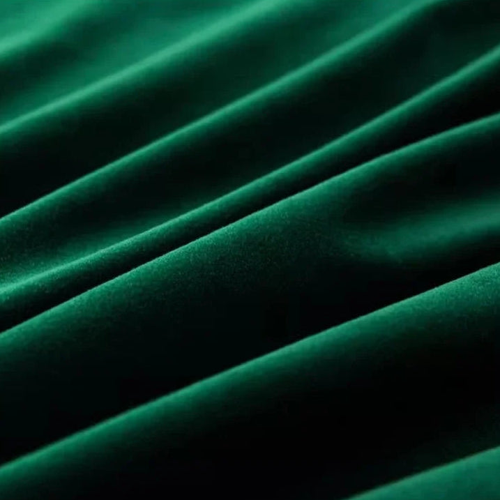Rideau semi occultant en velours vert, design élégant pour maison moderne et raffinée | Velvet | Instant rideau