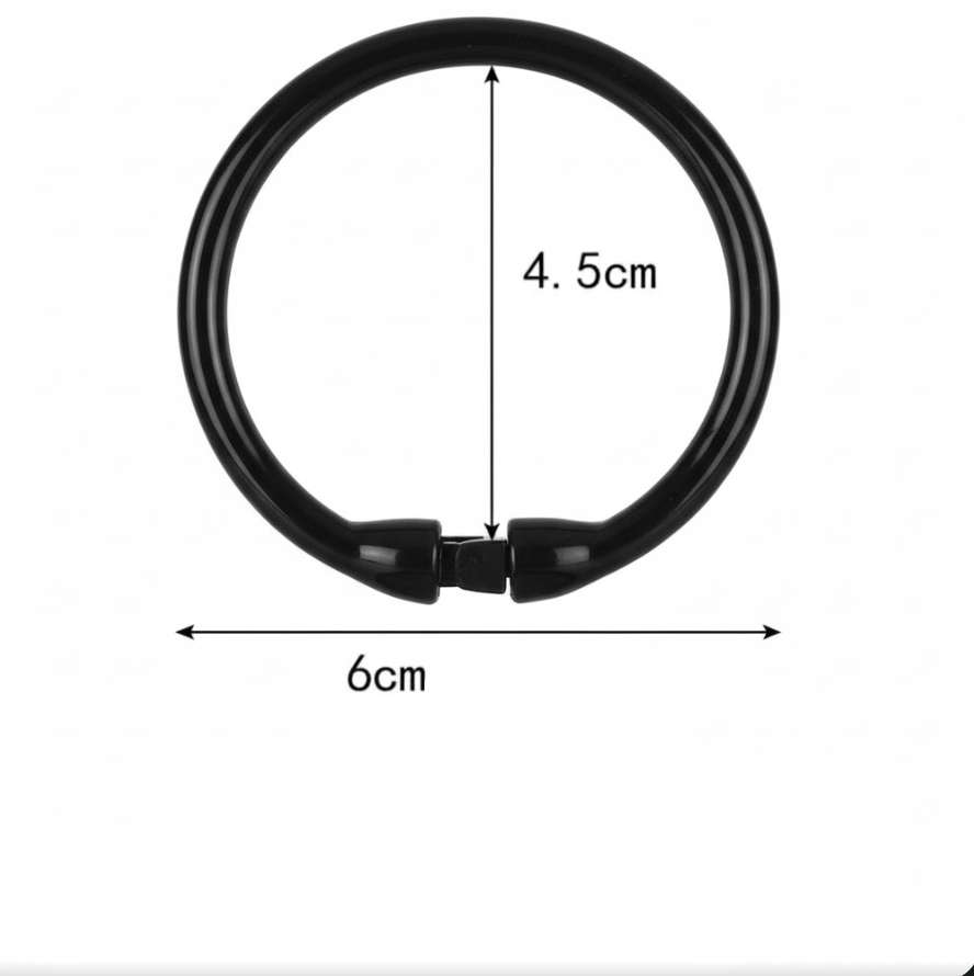 anneaux noir pour rideau de douche taille des anneaux | Instant rideau
