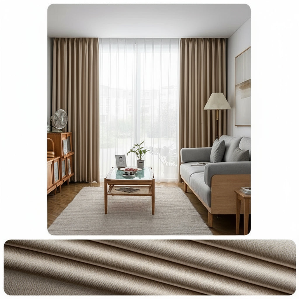Rideau isolant thermique beige | Throne