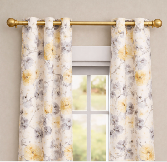 Tringle à rideau dorée élégante et chic pour intérieur | Instant Rideau