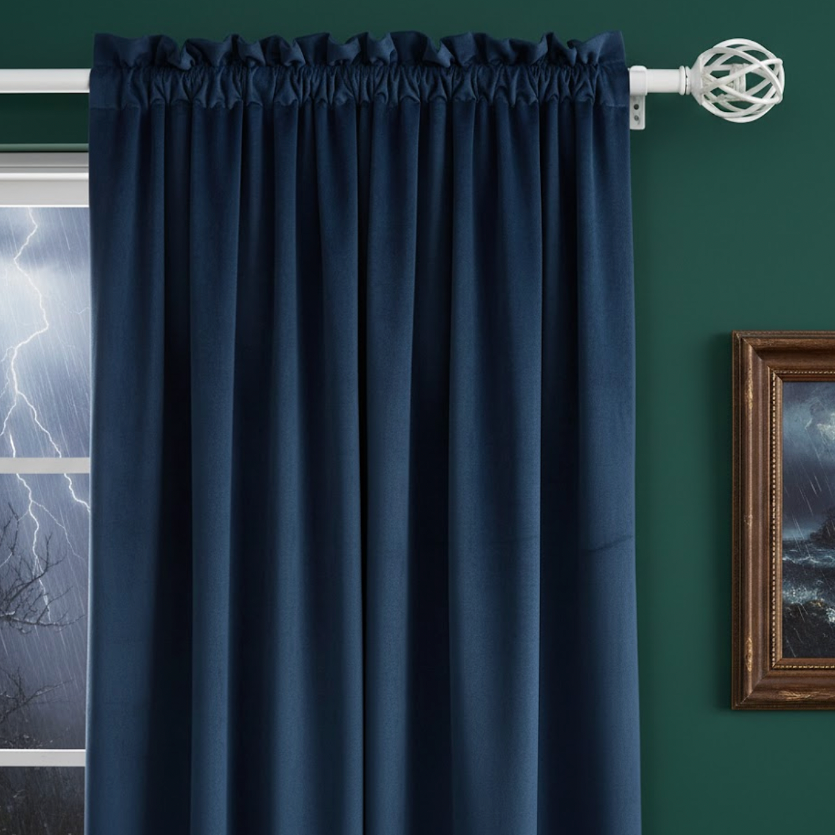 Tringle à rideau romaine réglable en métal robuste et moderne | Instant Rideau