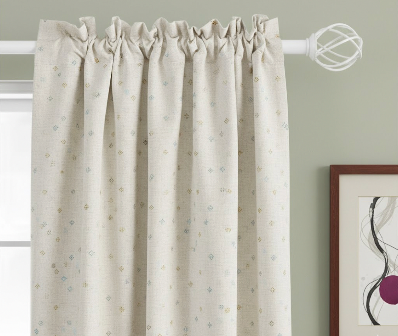 Tringle romaine en métal élégante pour salon, chambre et intérieur design | Instant Rideau