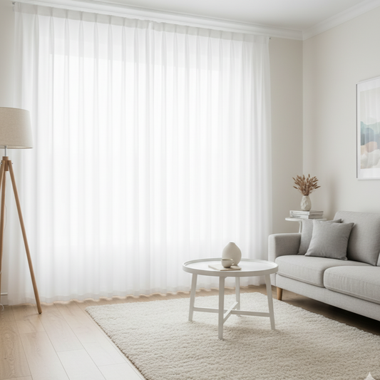 Rideau tulle blanc | Tulem