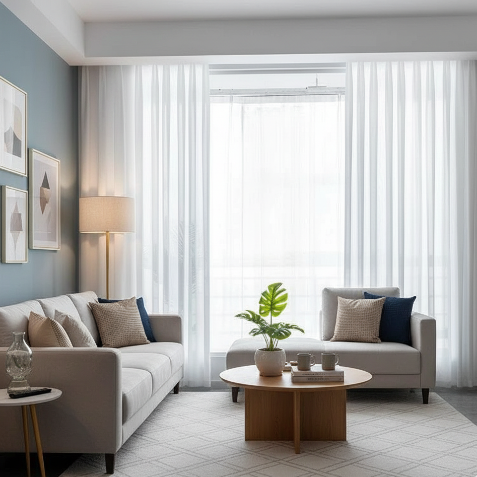 voilage blanc | Obsidian | Instant rideau