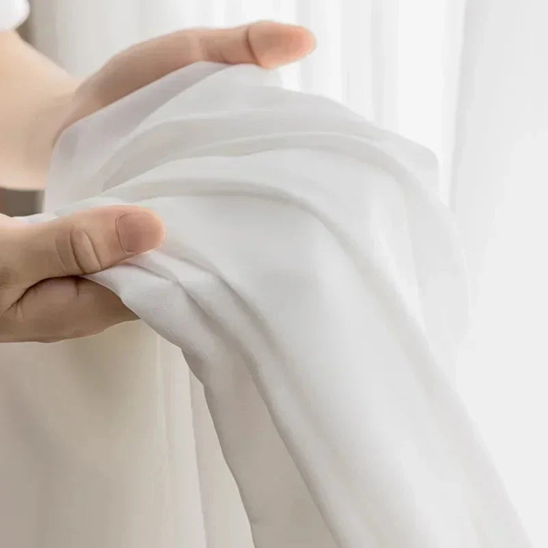 Voilage blanc | Obsidian | Instant Rideau Blanc / Oeillets