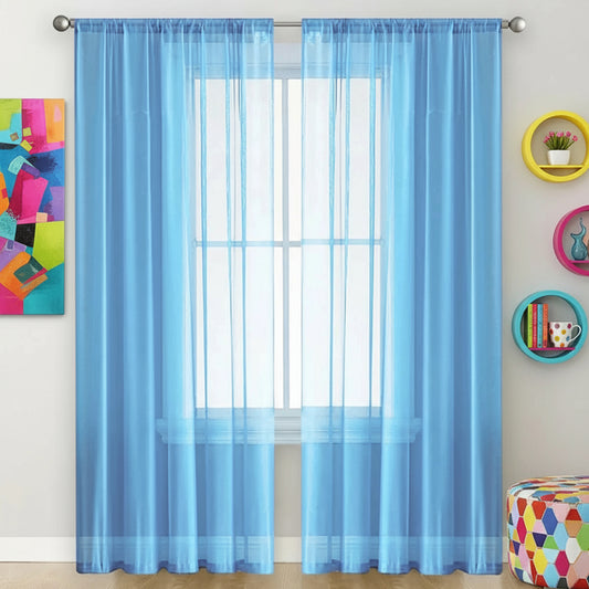 voilage bleu ciel | Mistral | Instant rideau