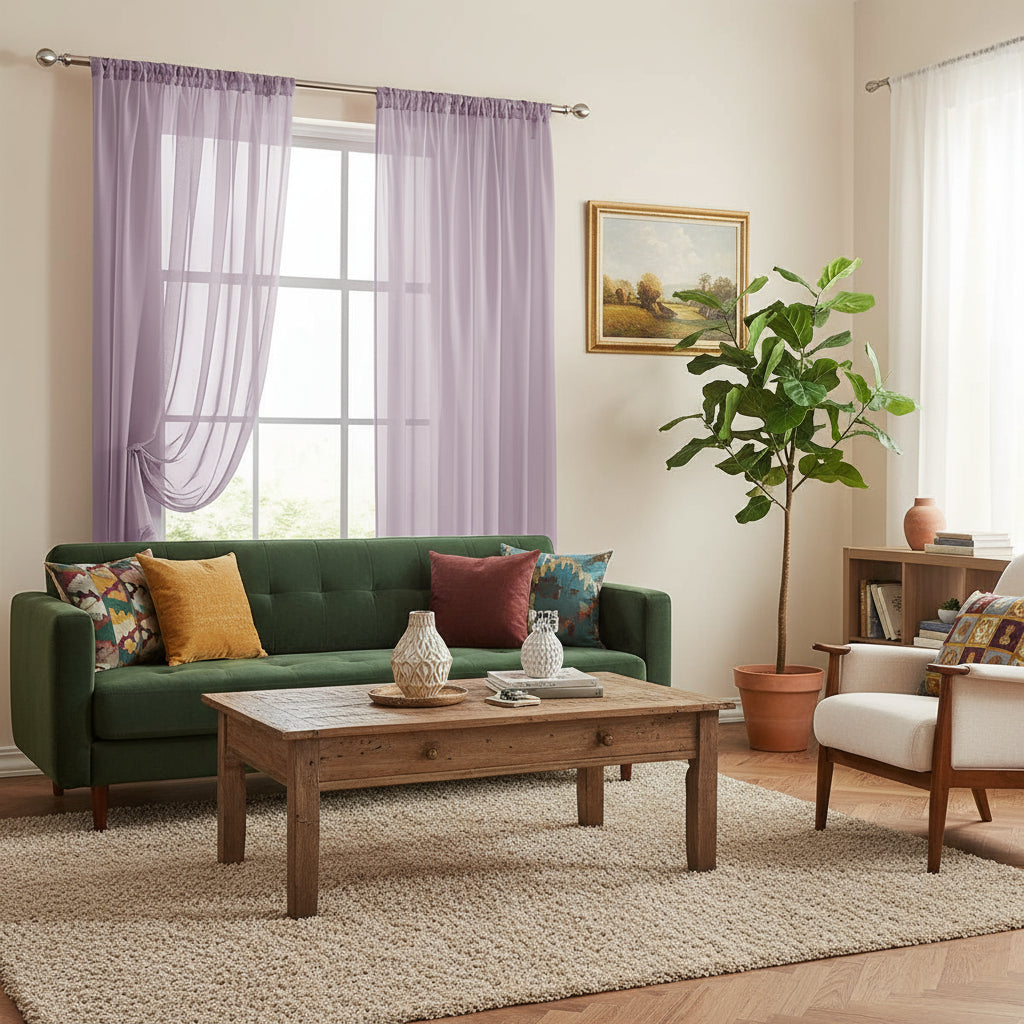 voilage violet clair | Mistral | Instant rideau